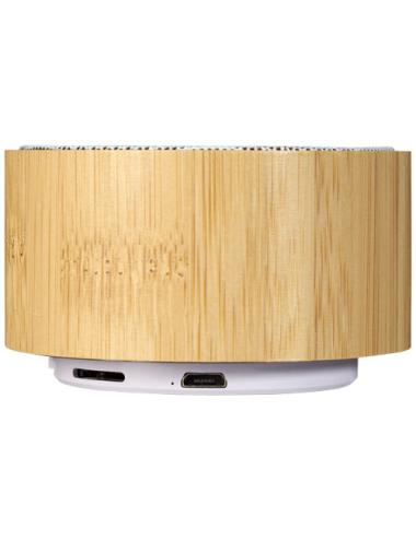 Altavoz Bluetooth® de bambú "Cosmos"