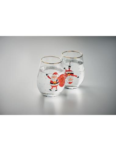 Set de 2 vasos de Navidad