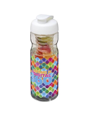 H2O Active® Base Bidón deportivo e infusor con Tapa Flip de 650 ml