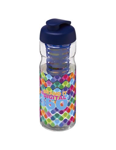 H2O Active® Base Bidón deportivo e infusor con Tapa Flip de 650 ml