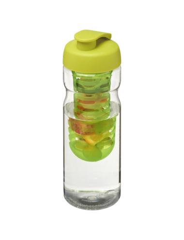 H2O Active® Base Bidón deportivo e infusor con Tapa Flip de 650 ml