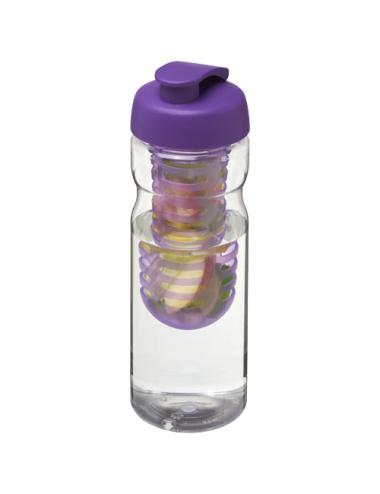 H2O Active® Base Bidón deportivo e infusor con Tapa Flip de 650 ml