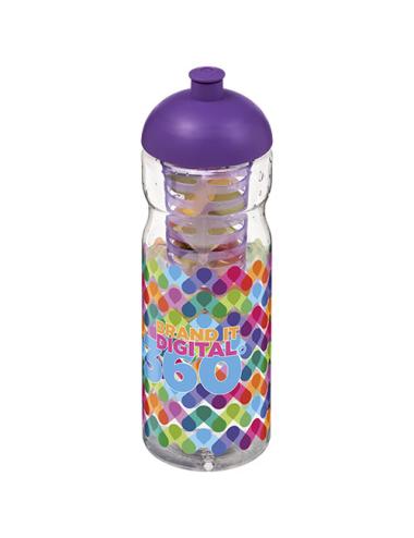 H2O Active® Base Bidón deportivo e infusor con Tapa Dome de 650 ml