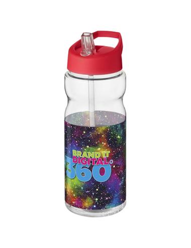 Bidón deportivo con tapa con boquilla de 650 ml H2O Active® "Base"