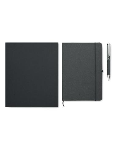 Set cuadernos piel reciclada