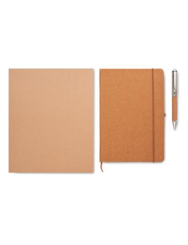 Set cuadernos piel reciclada