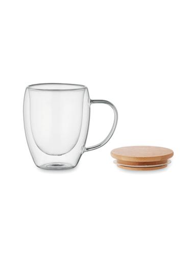 Taza borosilicato doble pared