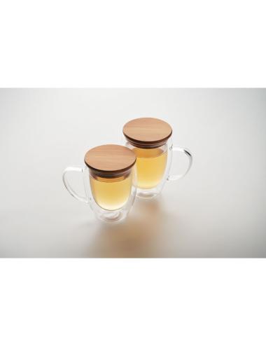 Taza borosilicato doble pared