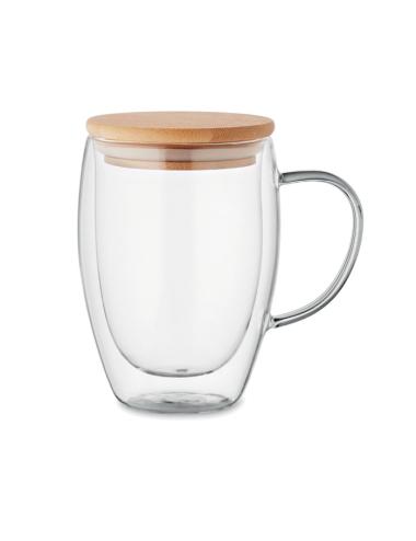 Taza borosilicato doble pared