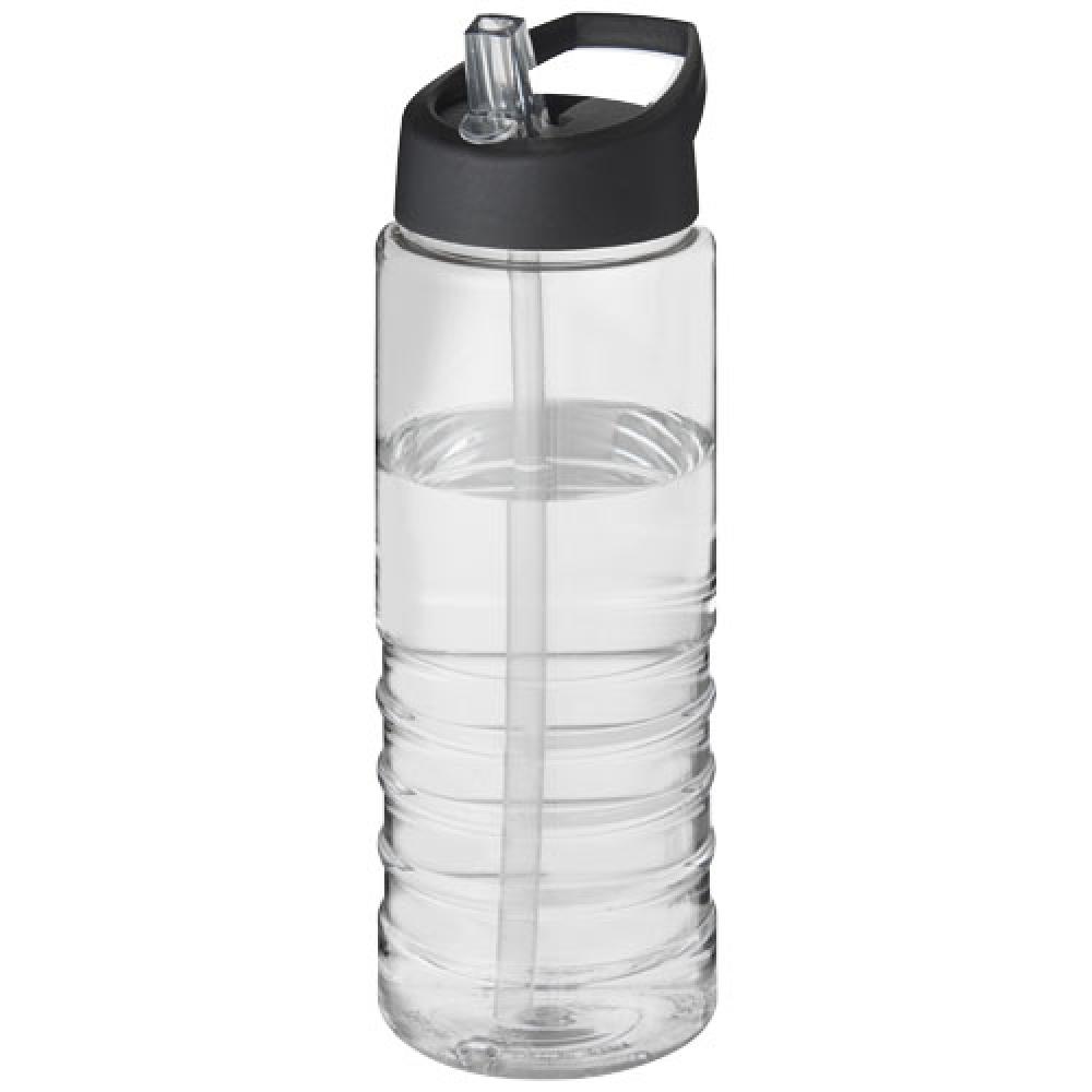 Bidón deportivo con tapa con boquilla de 750 ml H2O Active® "Treble "