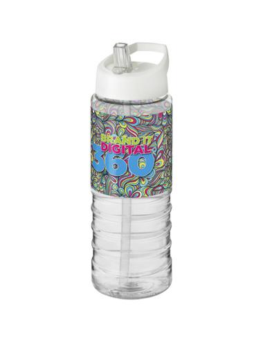 Bidón deportivo con tapa con boquilla de 750 ml H2O Active® "Treble "