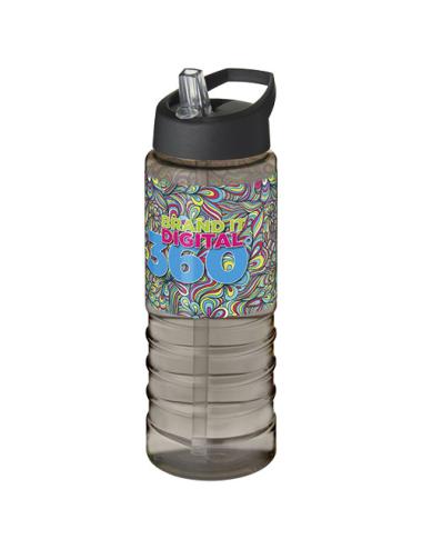 Bidón deportivo con tapa con boquilla de 750 ml H2O Active® "Treble "