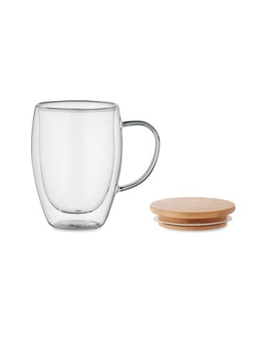 Taza borosilicato doble pared