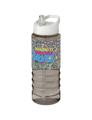 Bidón deportivo con tapa con boquilla de 750 ml H2O Active® "Treble "