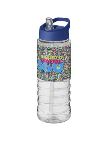 Bidón deportivo con tapa con boquilla de 750 ml H2O Active® "Treble "