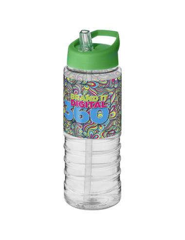 Bidón deportivo con tapa con boquilla de 750 ml H2O Active® "Treble "