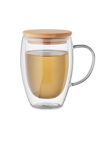 Taza borosilicato doble pared