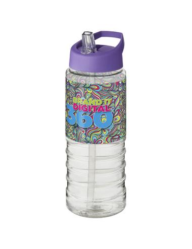 Bidón deportivo con tapa con boquilla de 750 ml H2O Active® "Treble "