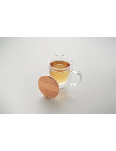 Taza borosilicato doble pared