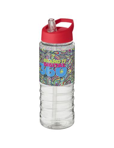 Bidón deportivo con tapa con boquilla de 750 ml H2O Active® "Treble "