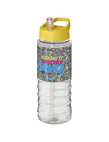 Bidón deportivo con tapa con boquilla de 750 ml H2O Active® "Treble "