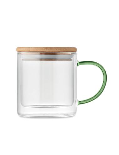 Taza borosilicato doble pared