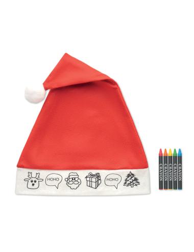 Gorro de Papá Noel para niños