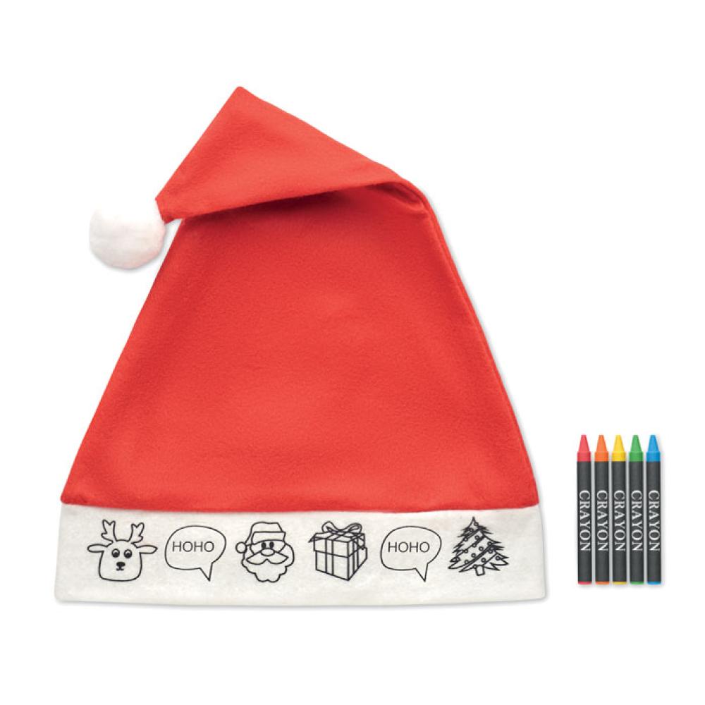 Gorro de Papá Noel para niños