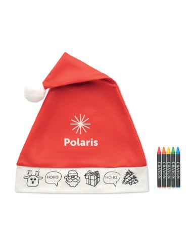 Gorro de Papá Noel para niños