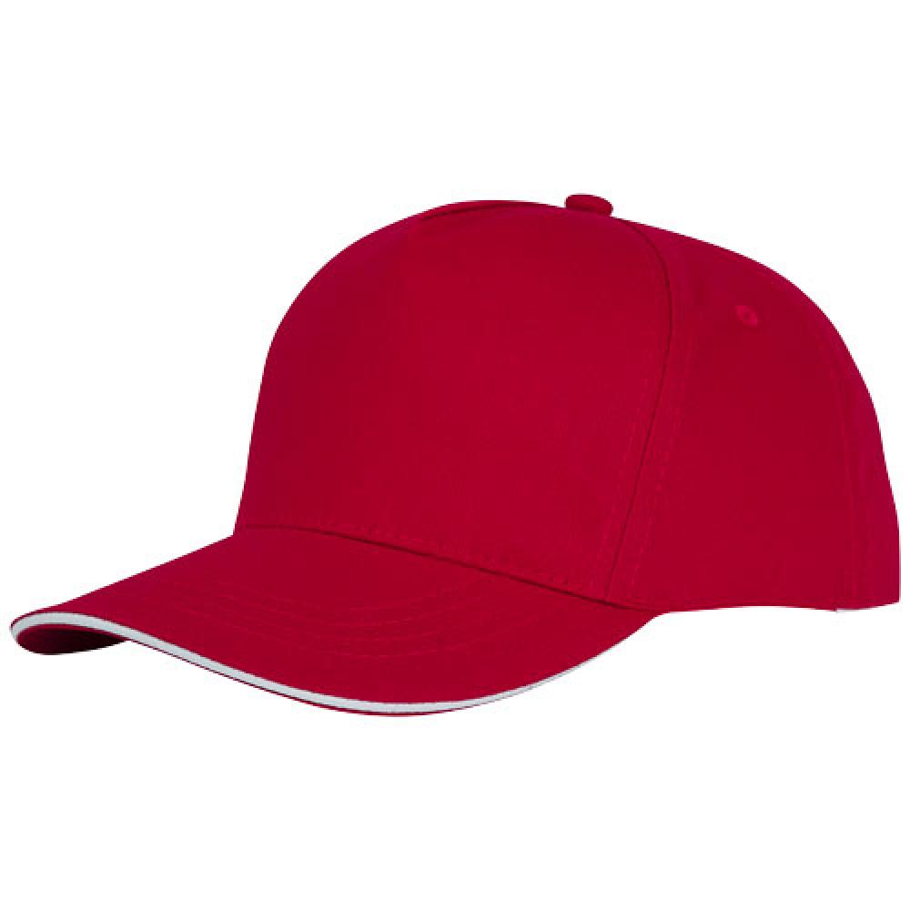 Gorra de 5 paneles con ribete "Ceto"