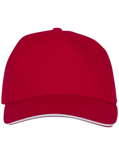 Gorra de 5 paneles con ribete "Ceto"