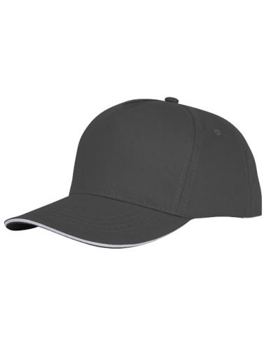 Gorra de 5 paneles con ribete "Ceto"