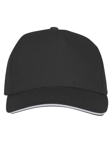 Gorra de 5 paneles con ribete "Ceto"