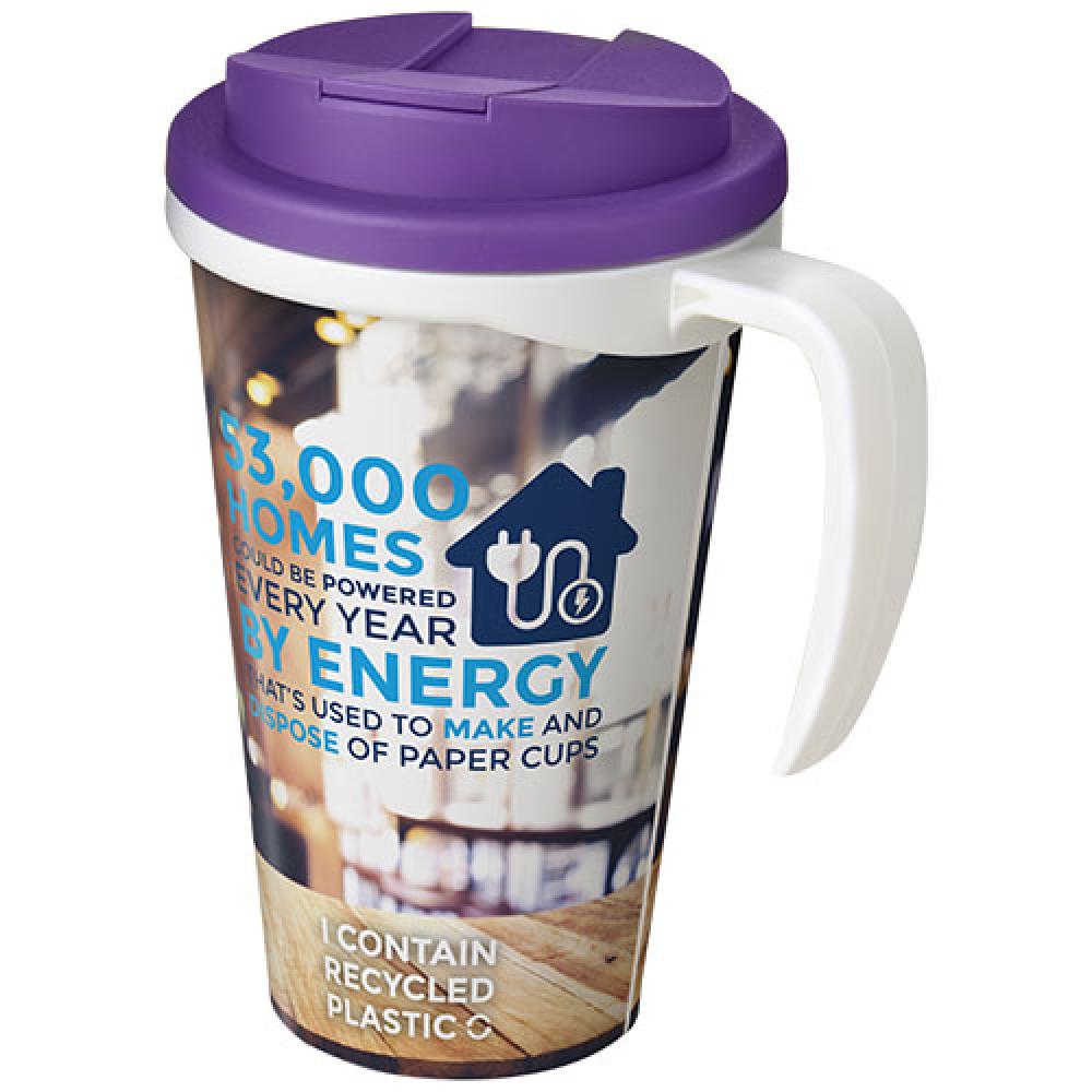 Brite-Americano® Taza de 350 ml  con tapa antigoteo "Grande"