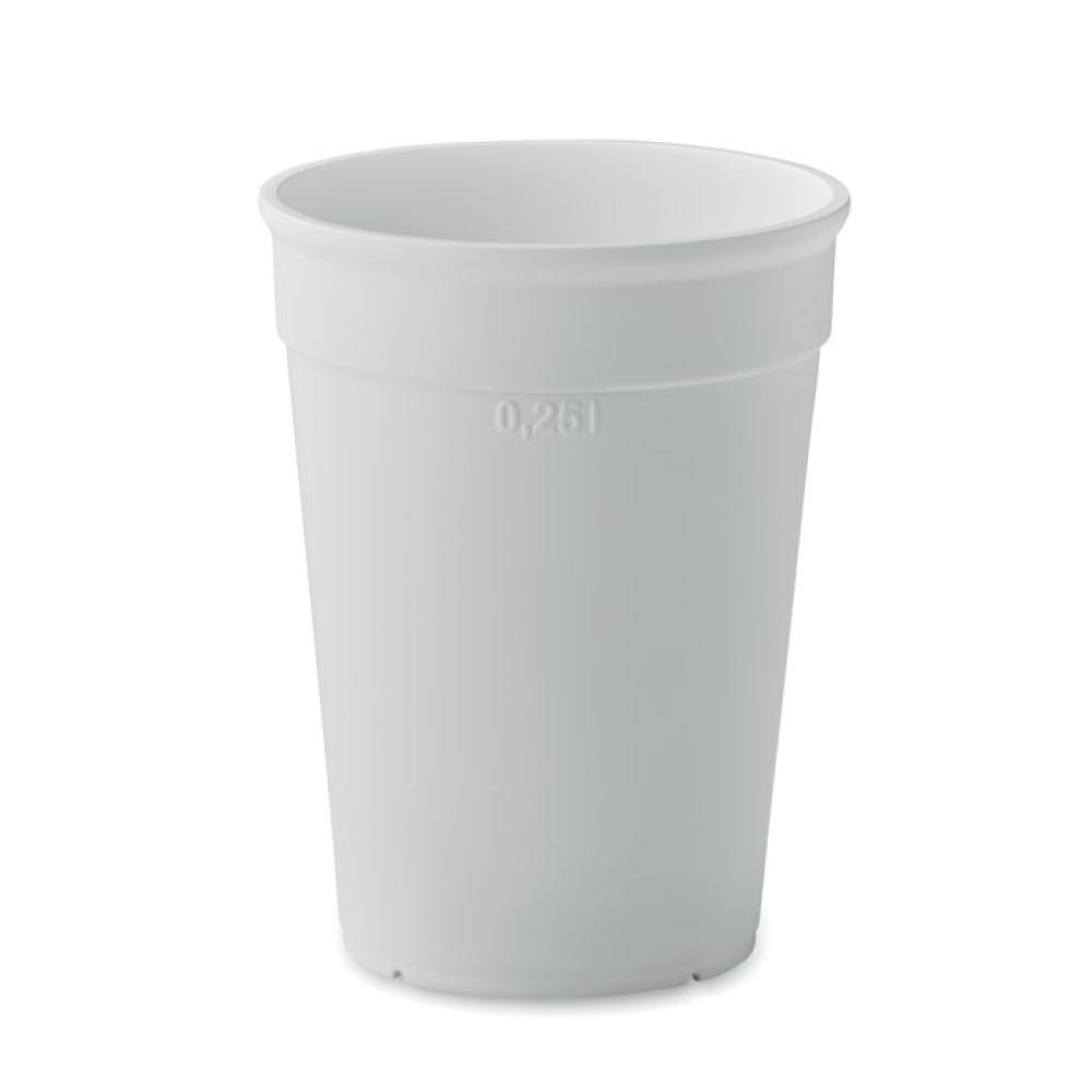 Vaso de PP reciclado 250 ml