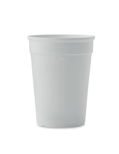 Vaso de PP reciclado 250 ml