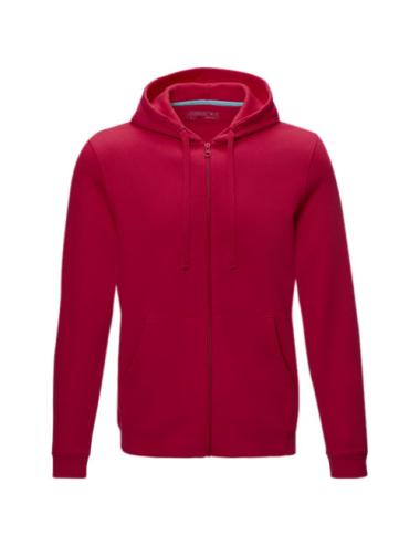 Sudadera con capucha y cremallera completa de orgánico GOTS para hombre "Ruby"