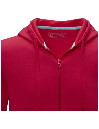 Sudadera con capucha y cremallera completa de orgánico GOTS para hombre "Ruby"