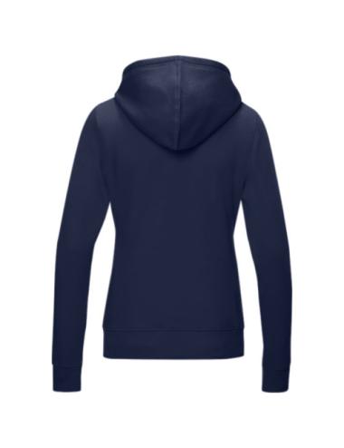 Sudadera con capucha y cremallera completa de orgánico GOTS para mujer "Ruby"