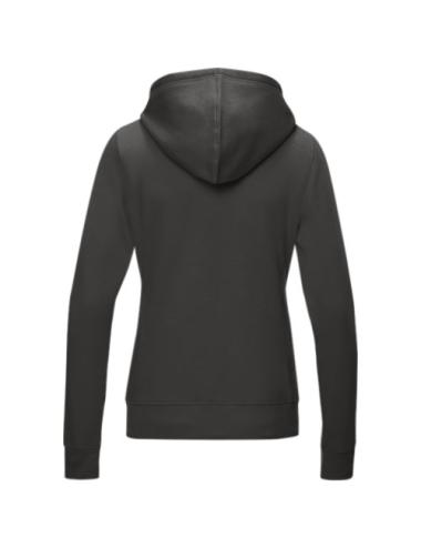 Sudadera con capucha y cremallera completa de orgánico GOTS para mujer "Ruby"