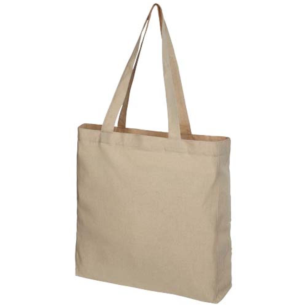 Bolsa Tote de algodón reciclado de 210 g/m² con refuerzos "Pheebs"