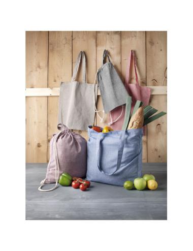 Bolsa Tote de algodón reciclado de 210 g/m² con refuerzos "Pheebs"