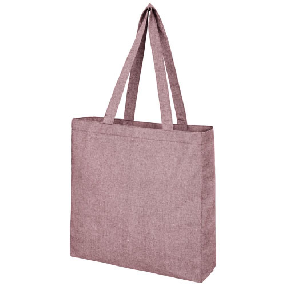 Bolsa Tote de algodón reciclado de 210 g/m² con refuerzos "Pheebs"