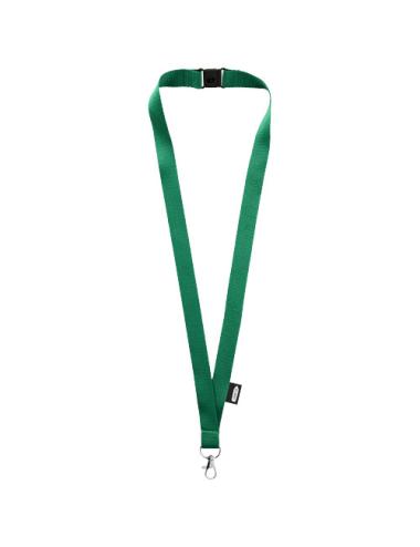 Lanyard de PET reciclado con cierre independiente "Tom"