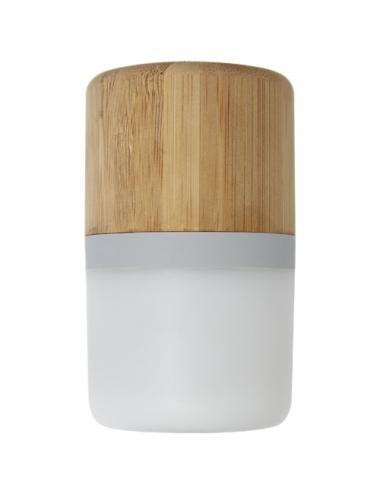 Altavoz de bambú con Bluetooth® y luz "Aurea"