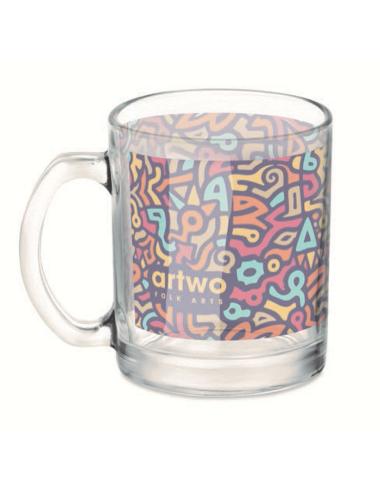 Taza cristal sublima. 300 ml