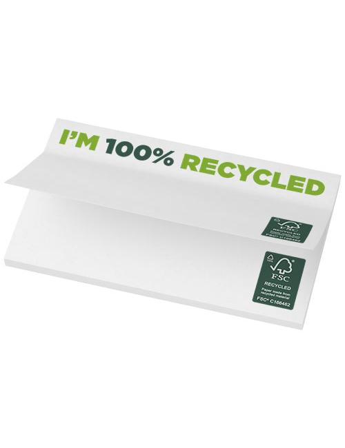 Bloc de notas adhesivas de papel reciclado de 127 x 75 mm "Sticky-Mate®"