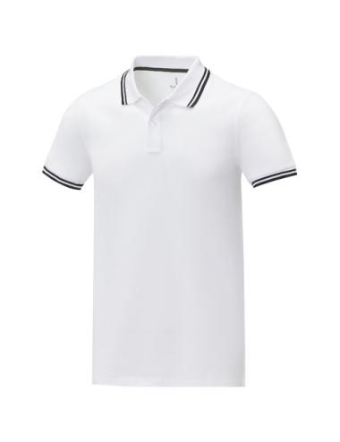 Polo de manga corta con ribete para hombre "Amarago"