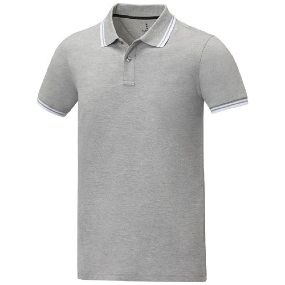 Polo de manga corta con ribete para hombre "Amarago"