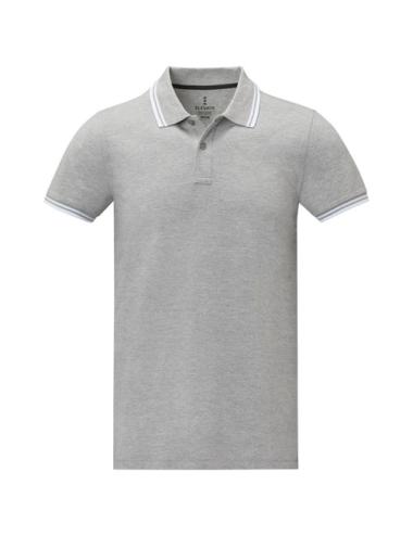 Polo de manga corta con ribete para hombre "Amarago"